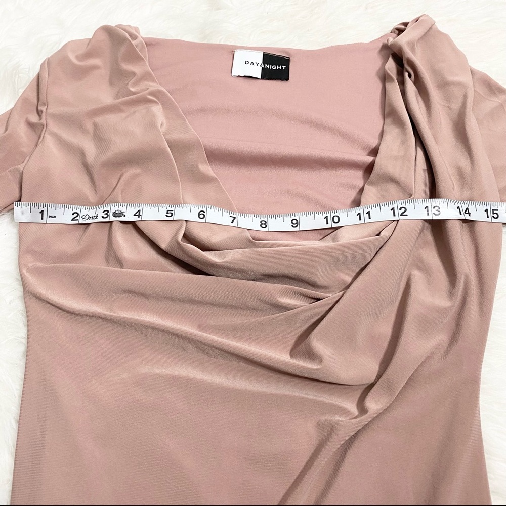 DAY&NIGHT Mauve Long Sleeve Dress - Picture 5 of 5
